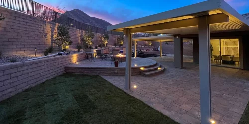 Landscape Lighting, Landscaping, 3D Design, Outdoor Living, Paver Patio